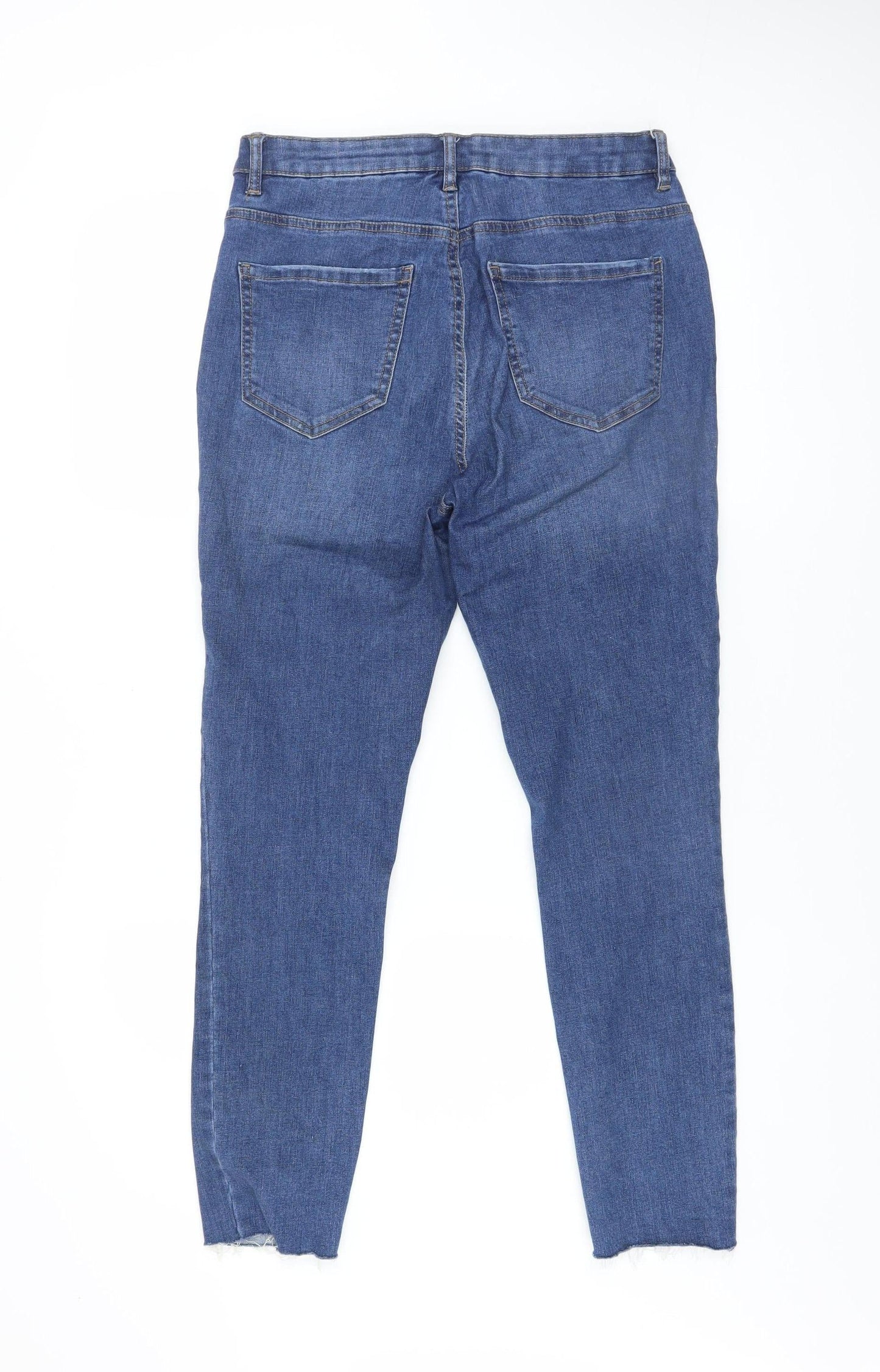 Womens UK Size L Only Slim Fit Skinny Blue Jeans