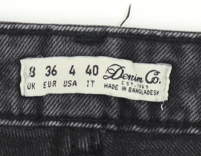 Womens UK Size 8 Denim Co. Slim Fit Skinny Black Jeans