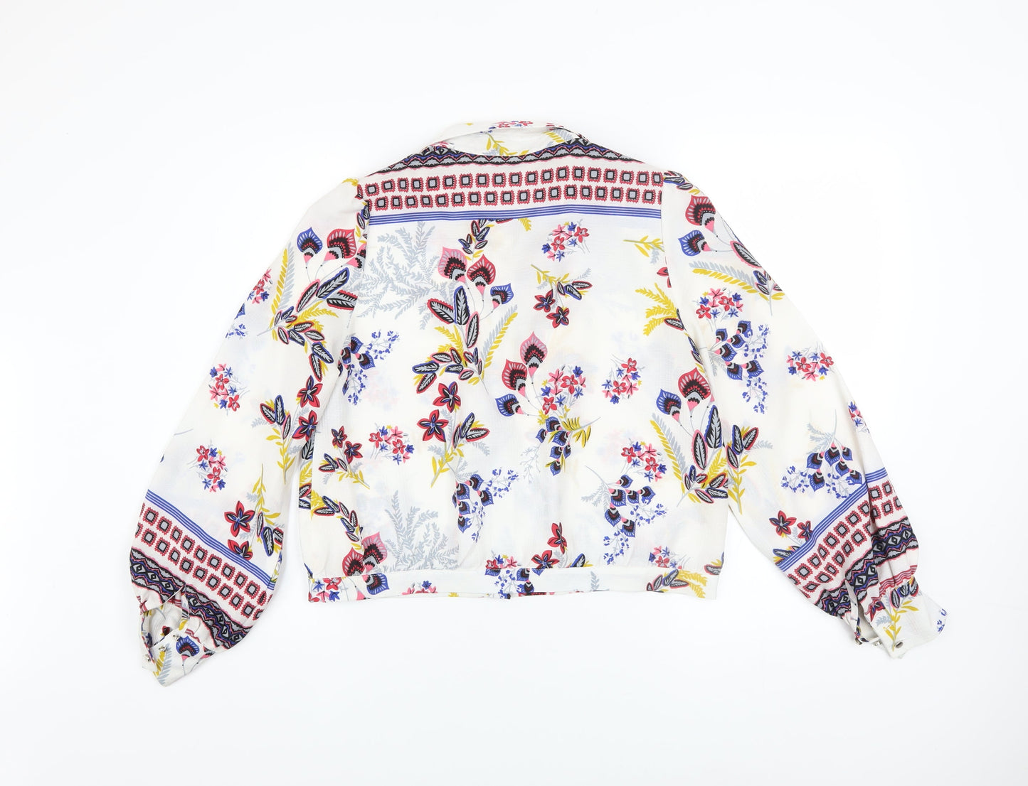 Womens UK Size 10 Angeleye Multicoloured Tunic Blouse