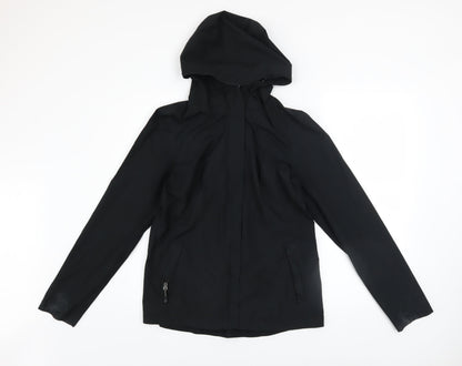 Womens UK Size S 32 Degrees Black Rain Coat