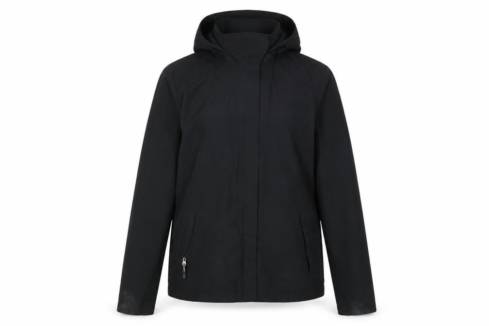Womens UK Size S 32 Degrees Black Rain Coat