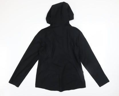 Womens UK Size S 32 Degrees Black Rain Coat
