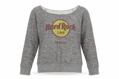 Womens UK Size S Hard Rock Cafe Grey Pullover Sweatshirt