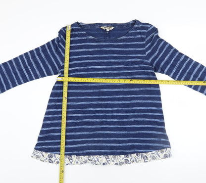 Womens UK Size 10 Mantaray Blue Tunic T-Shirt