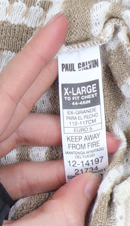 Mens UK Size XL Paul Calvin Polyester Blend Polo Shirt