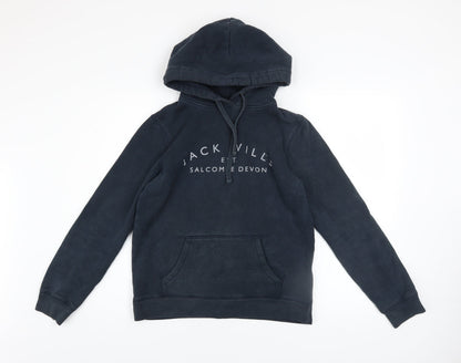 Womens UK Size 10 Jack Wills Blue Pullover Hoodie