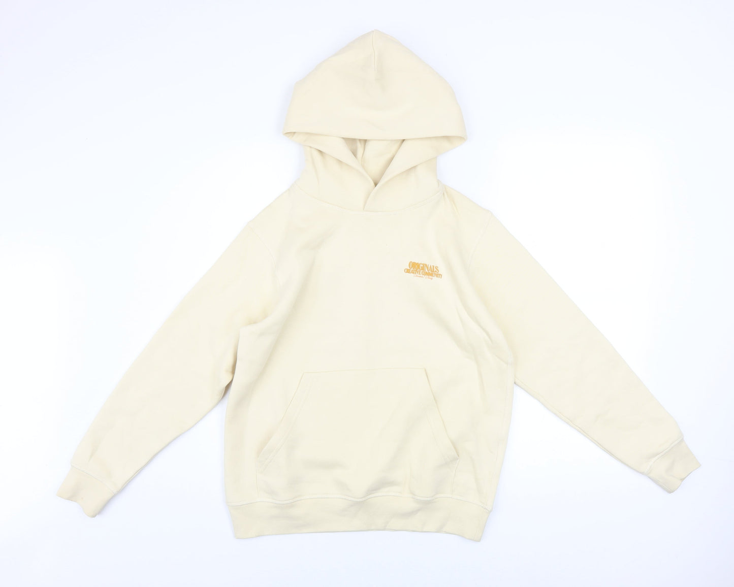 Boys UK Size 12 Years JACK & JONES Beige Pullover Hoodie