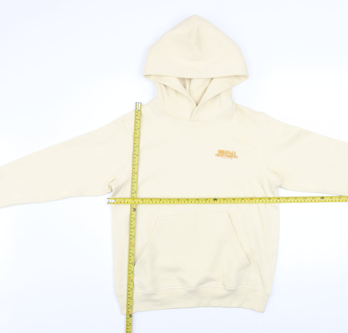 Boys UK Size 12 Years JACK & JONES Beige Pullover Hoodie