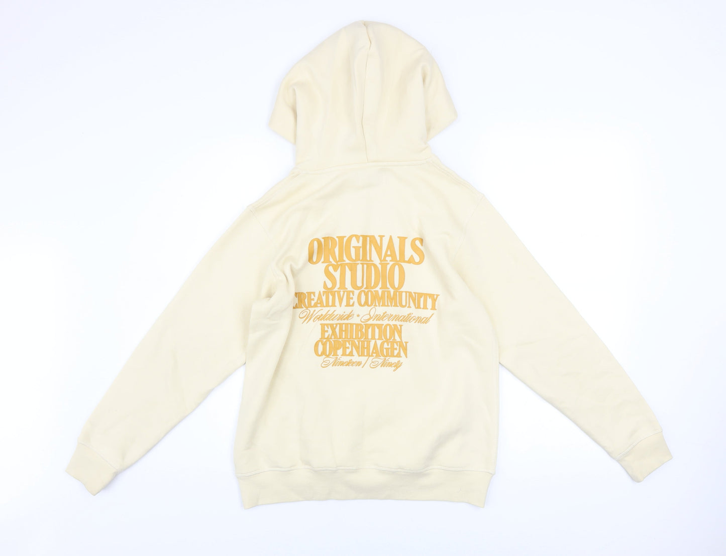Boys UK Size 12 Years JACK & JONES Beige Pullover Hoodie