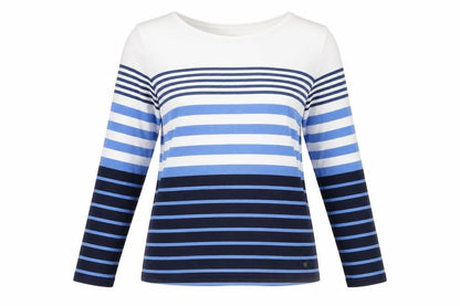 Womens UK Size 14 BRAX Multicoloured Basic T-Shirt