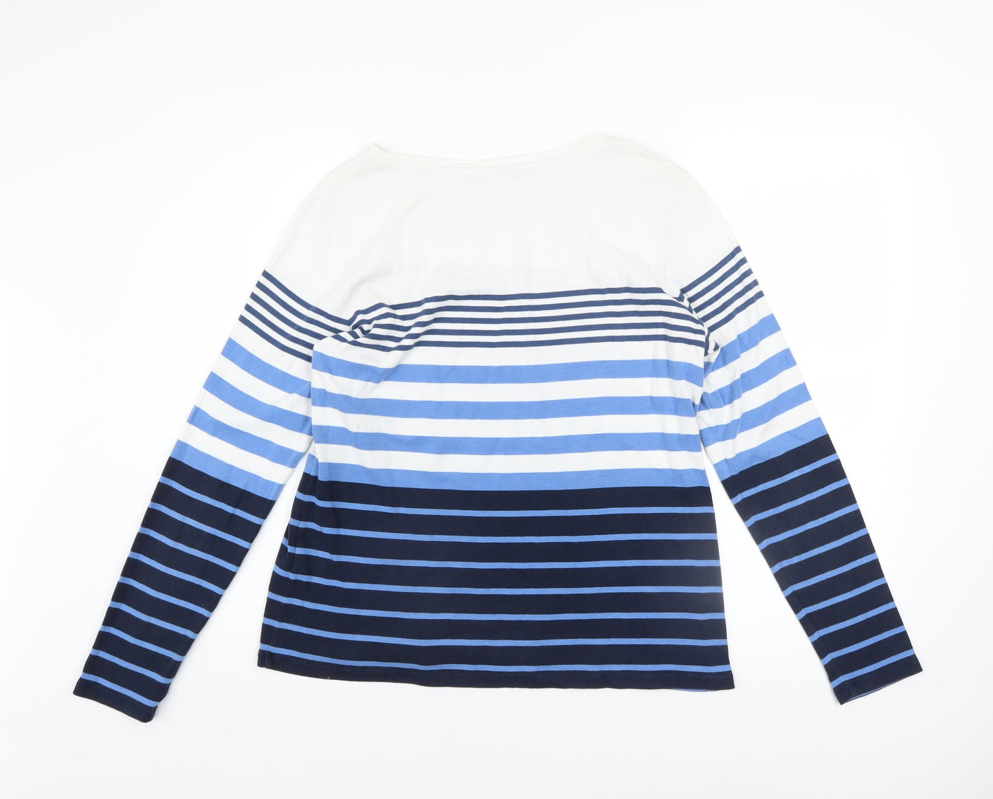 Womens UK Size 14 BRAX Multicoloured Basic T-Shirt