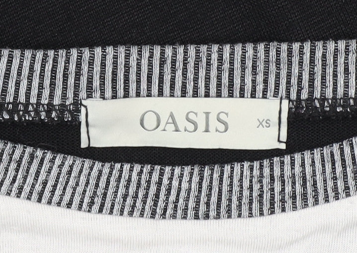 Womens UK Size XS Oasis Multicoloured Pullover Sweatshirt