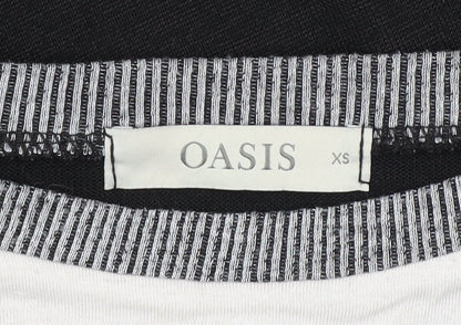 Womens UK Size XS Oasis Multicoloured Pullover Sweatshirt
