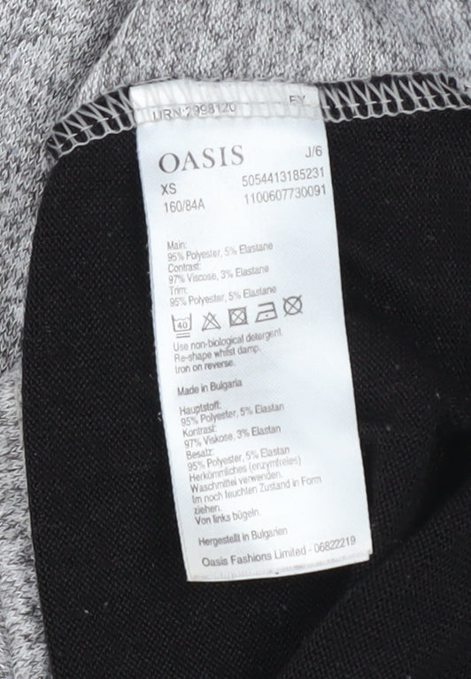 Womens UK Size XS Oasis Multicoloured Pullover Sweatshirt
