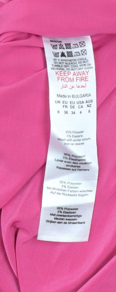 Womens UK Size 8 Boohoo Bodycon Dress