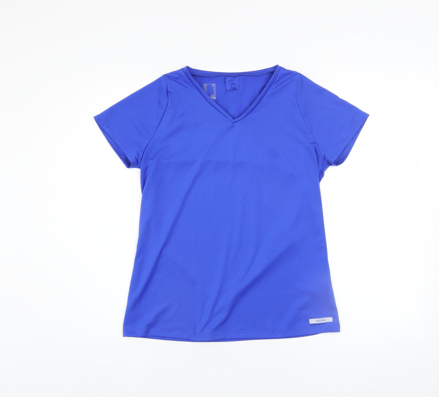 Womens UK Size XS DECATHLON Blue Running & Jogging Gym & Training Walking T-Shir