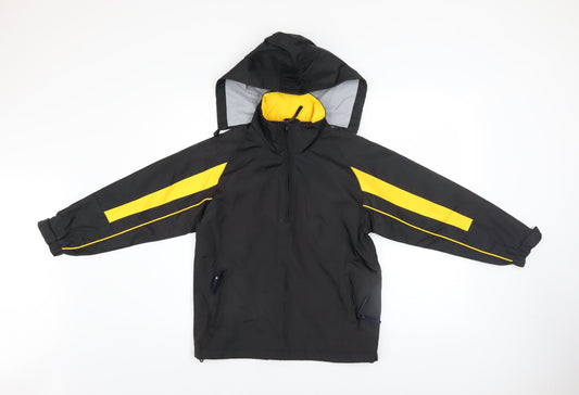 Boys UK Size 10-11 Years Liston Black Anorak Coat