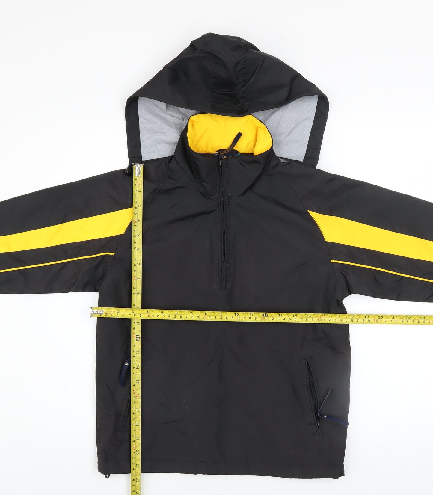 Boys UK Size 10-11 Years Liston Black Anorak Coat