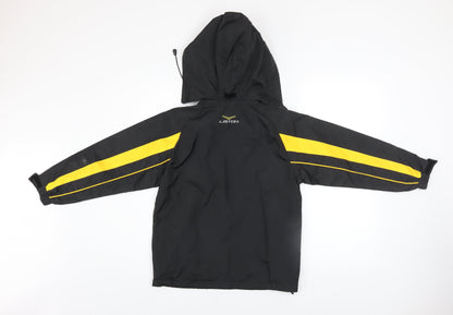 Boys UK Size 10-11 Years Liston Black Anorak Coat