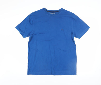 Mens UK Size M Tommy Hilfiger Blue  T-Shirt