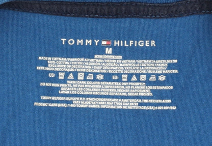 Mens UK Size M Tommy Hilfiger Blue  T-Shirt