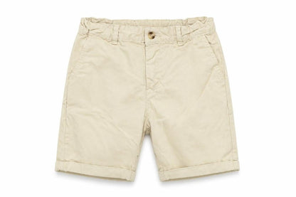 Thomas Brown Boys Beige Chino Shorts 8-9 Years Casual Cotton Twill