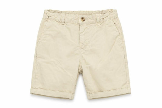 Thomas Brown Boys Beige Chino Shorts 8-9 Years Casual Cotton Twill