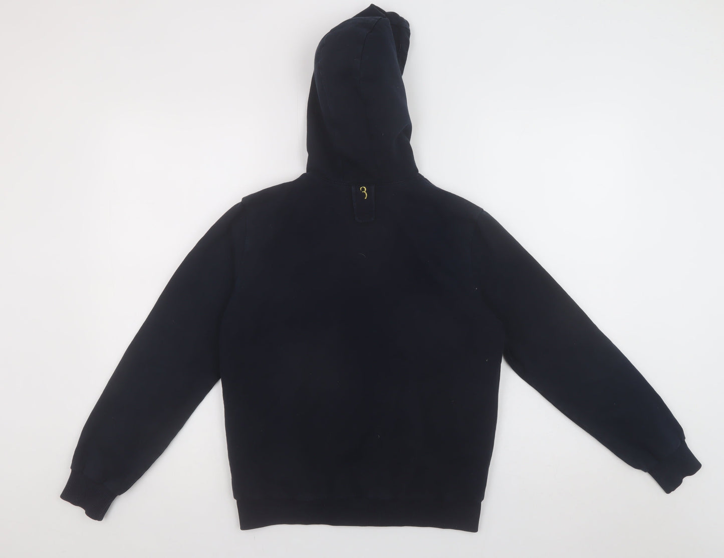 Girls UK Size 11-12 Years 3 Italian Couture Black Full Zip Hoodie