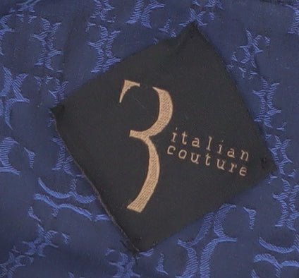 Girls UK Size 11-12 Years 3 Italian Couture Black Full Zip Hoodie