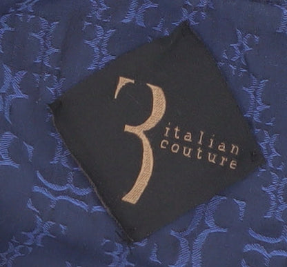 Girls UK Size 11-12 Years 3 Italian Couture Black Full Zip Hoodie