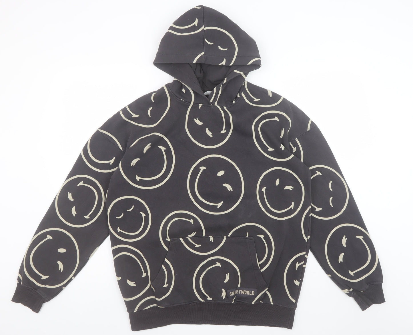 Girls UK Size 14 Years H&M Black Pullover Hoodie