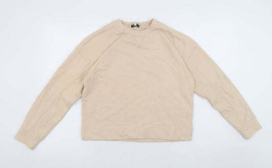 Womens UK Size XS Reiss Beige Pullover Sweatshirt