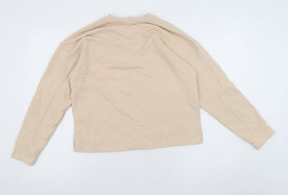 Womens UK Size XS Reiss Beige Pullover Sweatshirt