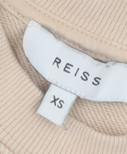 Womens UK Size XS Reiss Beige Pullover Sweatshirt