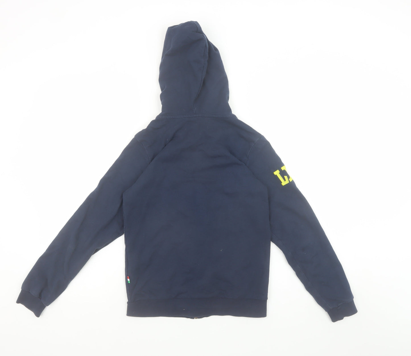 Womens UK Size 10 Automobili Lamborghini Blue Full Zip Hoodie