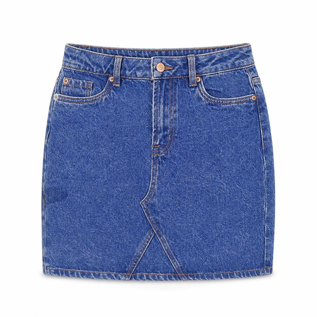 Womens UK Size 8 New Look Straight & Pencil Denim Skirt