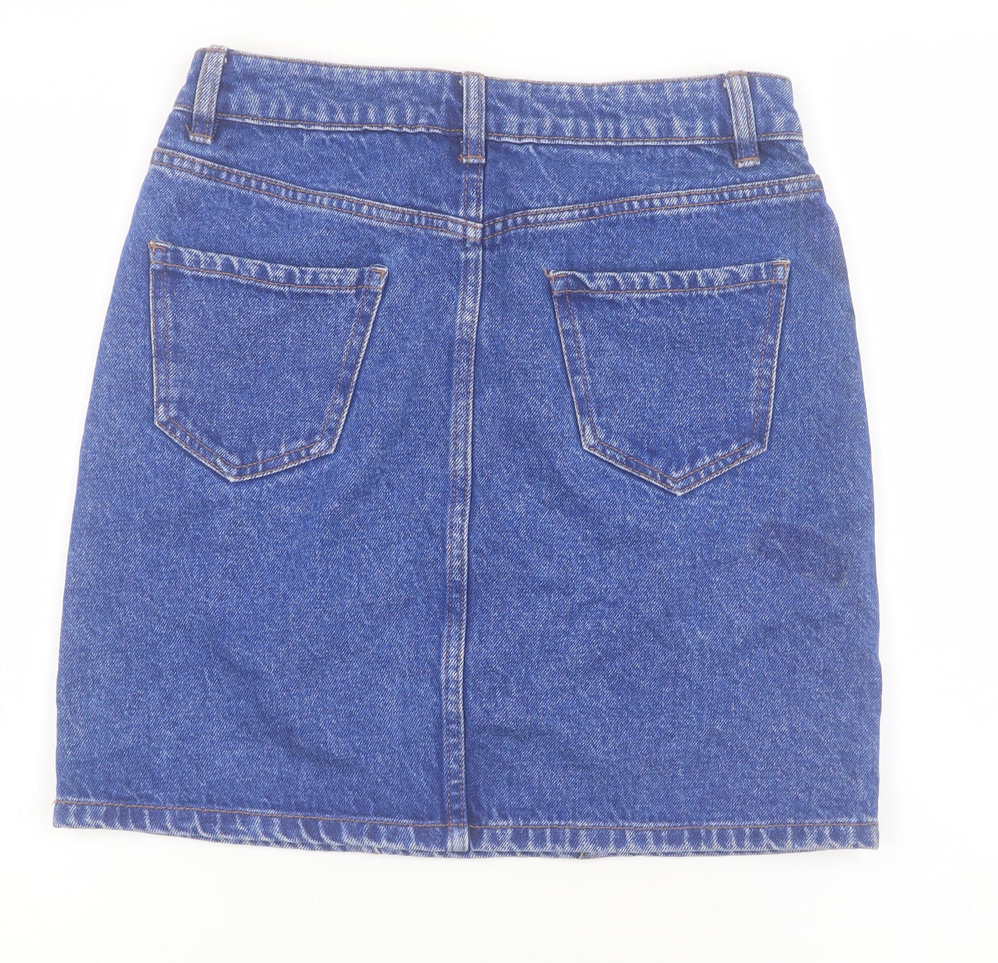 Womens UK Size 8 New Look Straight & Pencil Denim Skirt