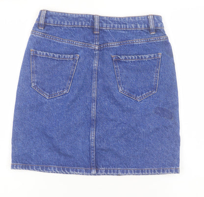 Womens UK Size 8 New Look Straight & Pencil Denim Skirt