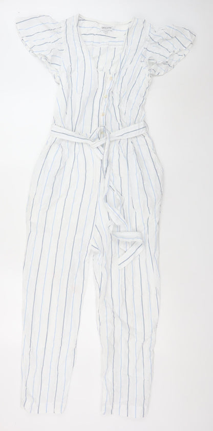 Womens UK Size 8 Great Plains One-Piece White Jumpsuit