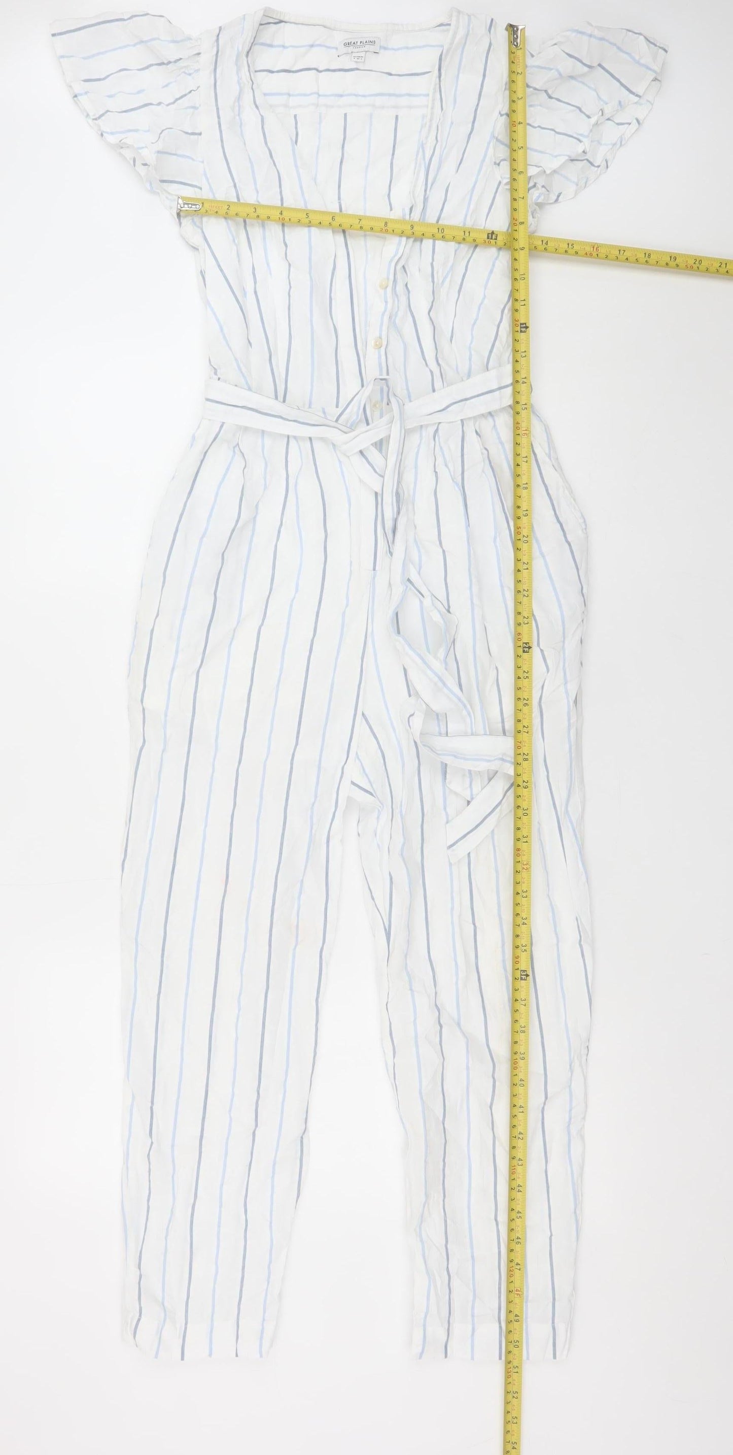 Womens UK Size 8 Great Plains One-Piece White Jumpsuit