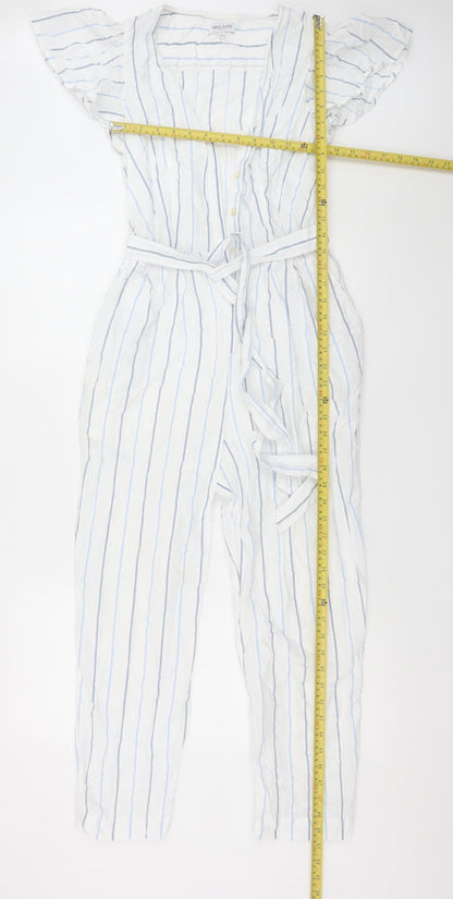 Womens UK Size 8 Great Plains One-Piece White Jumpsuit