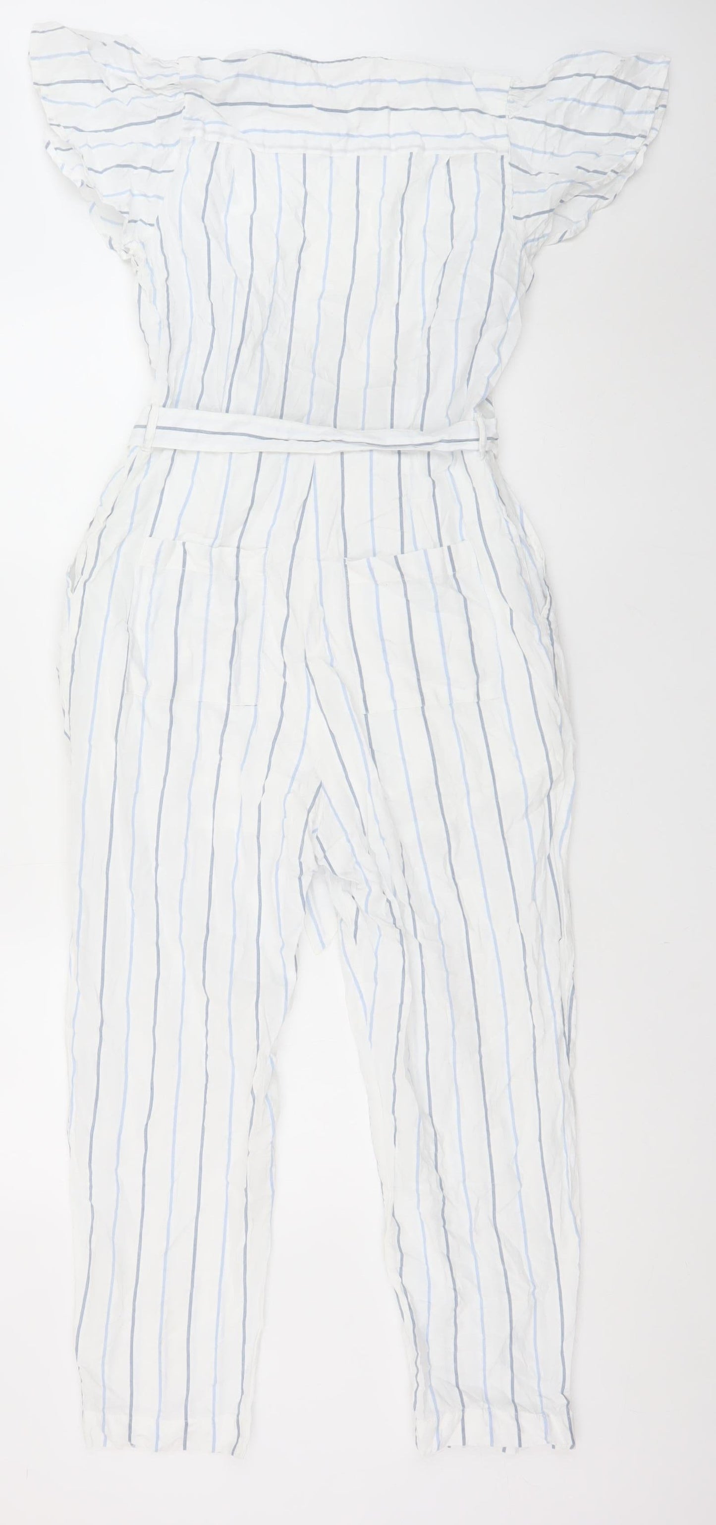 Womens UK Size 8 Great Plains One-Piece White Jumpsuit
