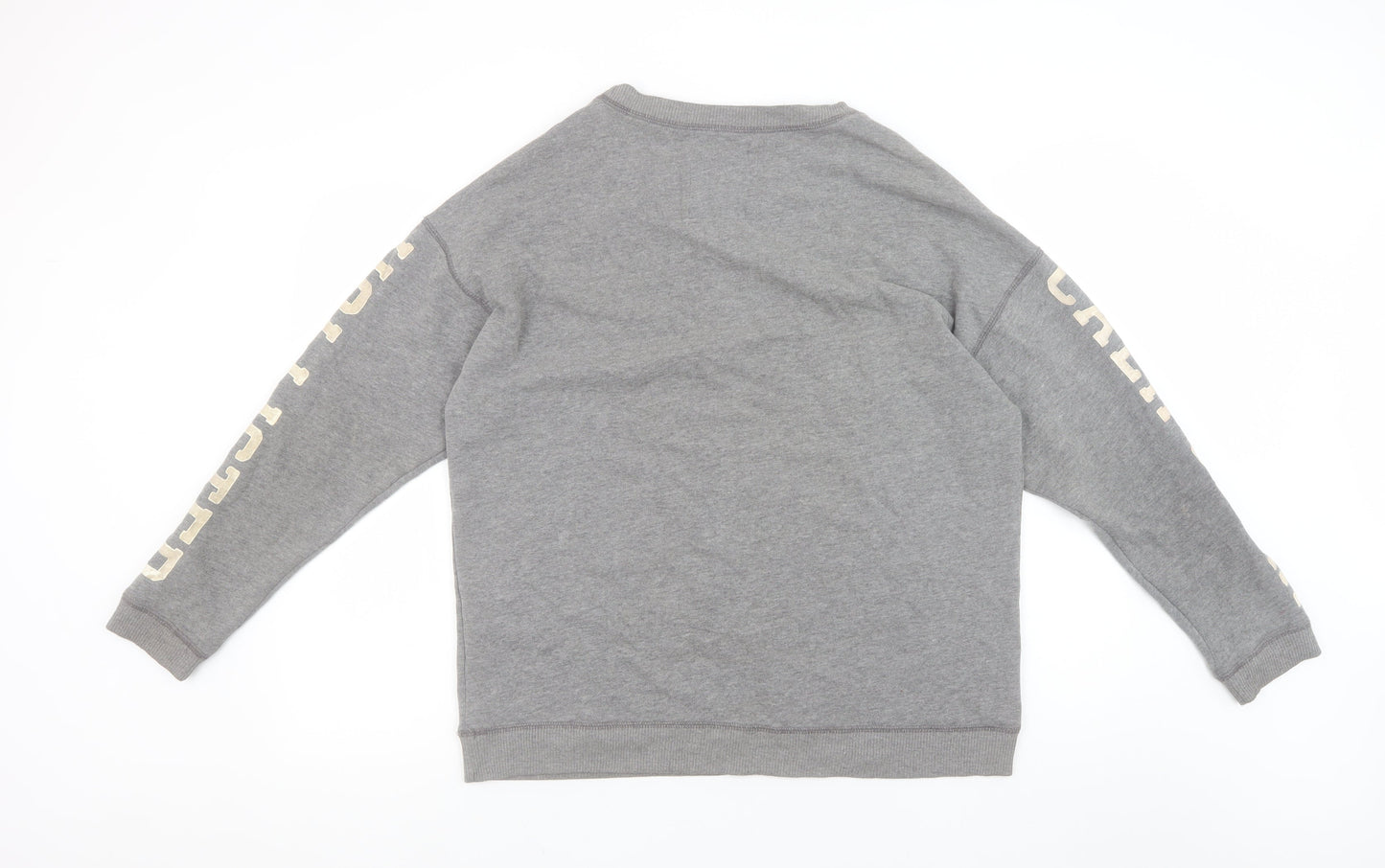 Mens UK Size S Hollister Grey Pullover Sweatshirt