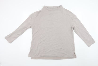 Womens UK Size XL Free Fly Beige Pullover Sweatshirt