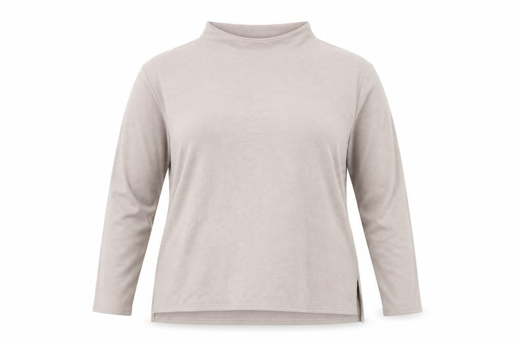 Womens UK Size XL Free Fly Beige Pullover Sweatshirt