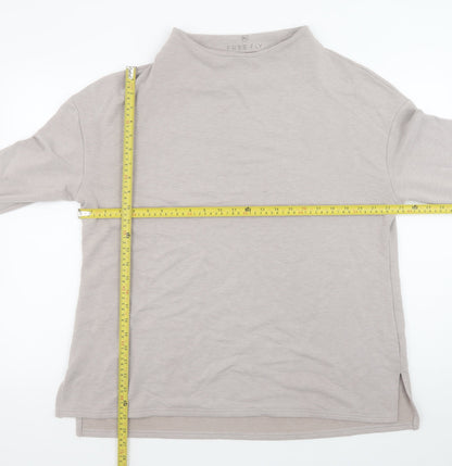 Womens UK Size XL Free Fly Beige Pullover Sweatshirt