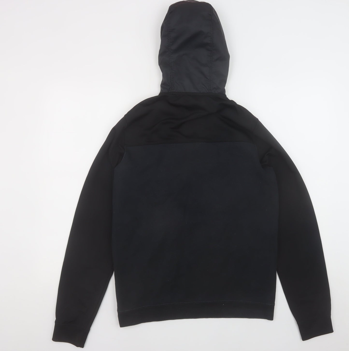 Mens UK Size S Nike Black 1/2 Zip Hoodie