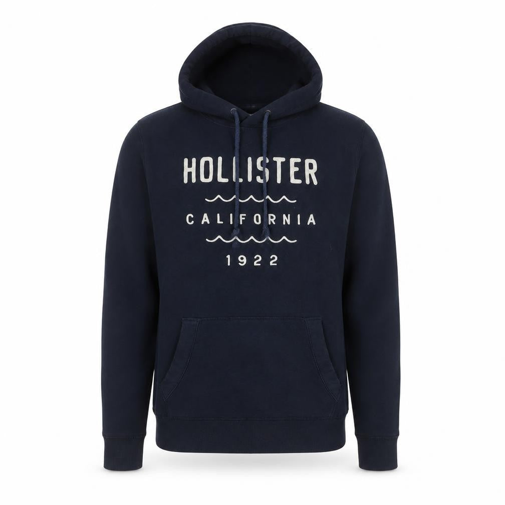 Mens UK Size S Hollister Blue Pullover Hoodie