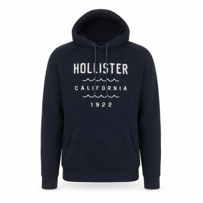 Mens UK Size S Hollister Blue Pullover Hoodie