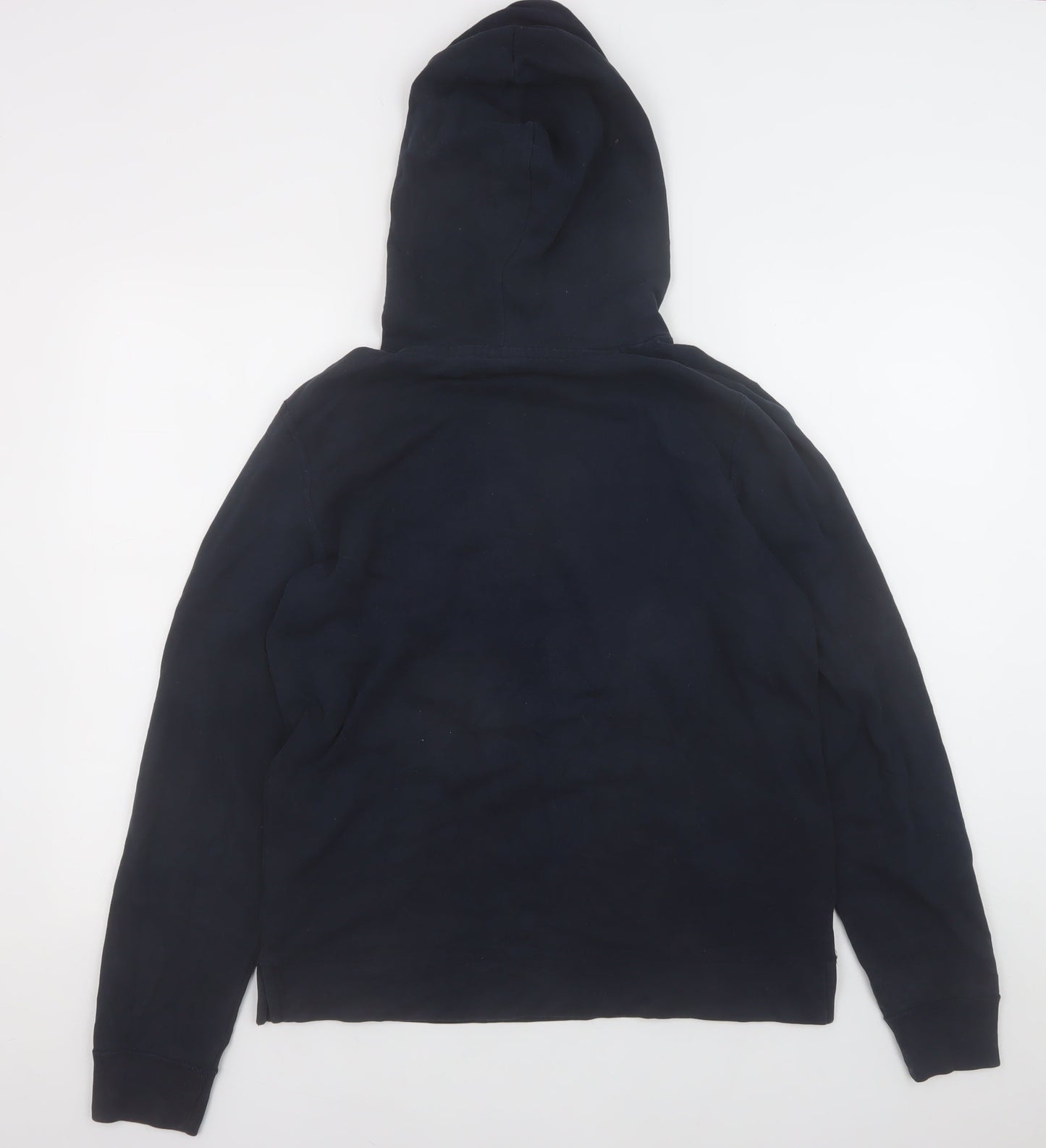 Mens UK Size S Hollister Blue Pullover Hoodie
